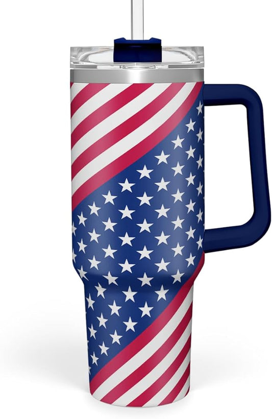 LIMITED EDITION - NEW CUSTOMIZED | PATRIOTIC USA FLAG TUMBLER CUP